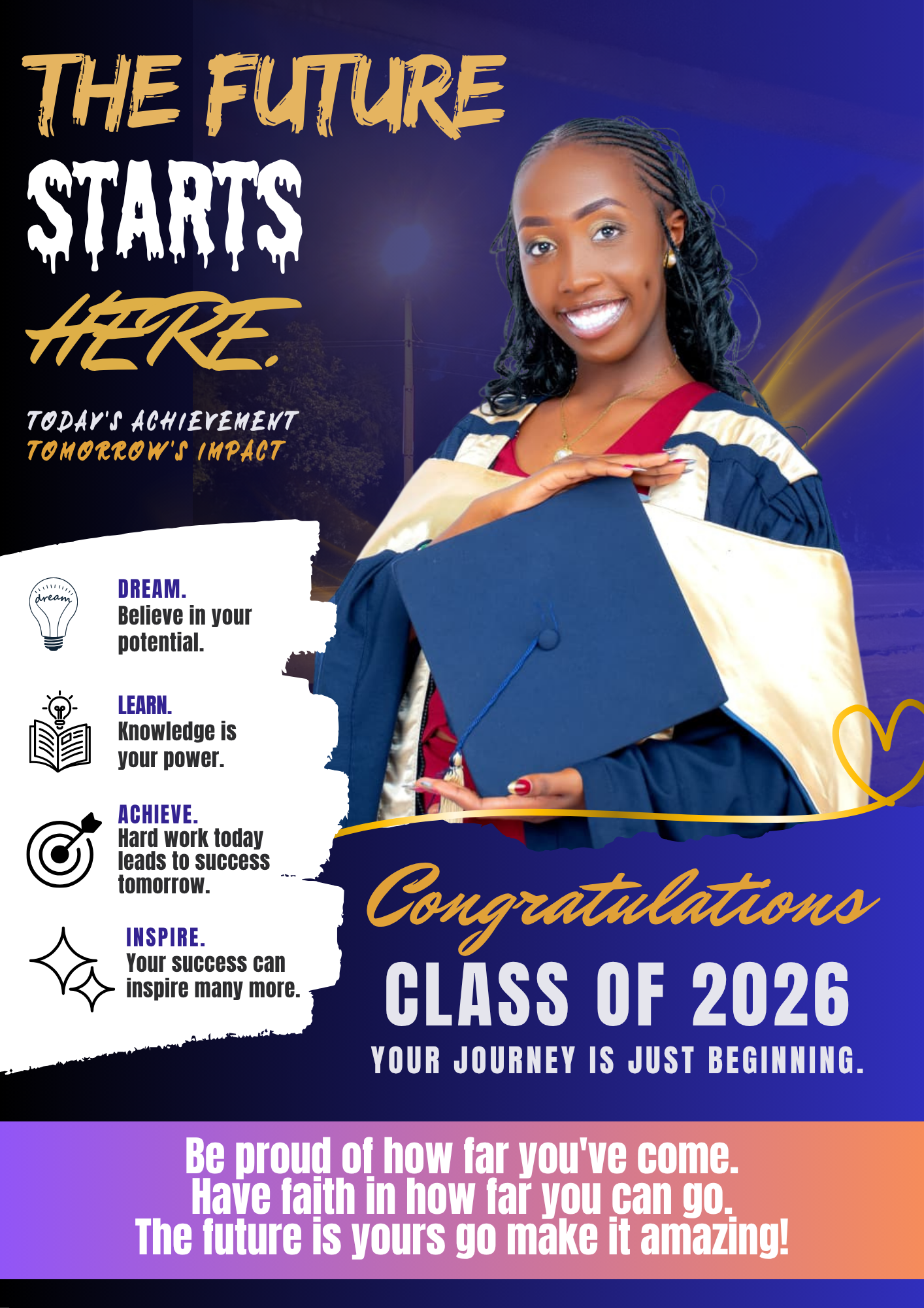 Graduation Poster