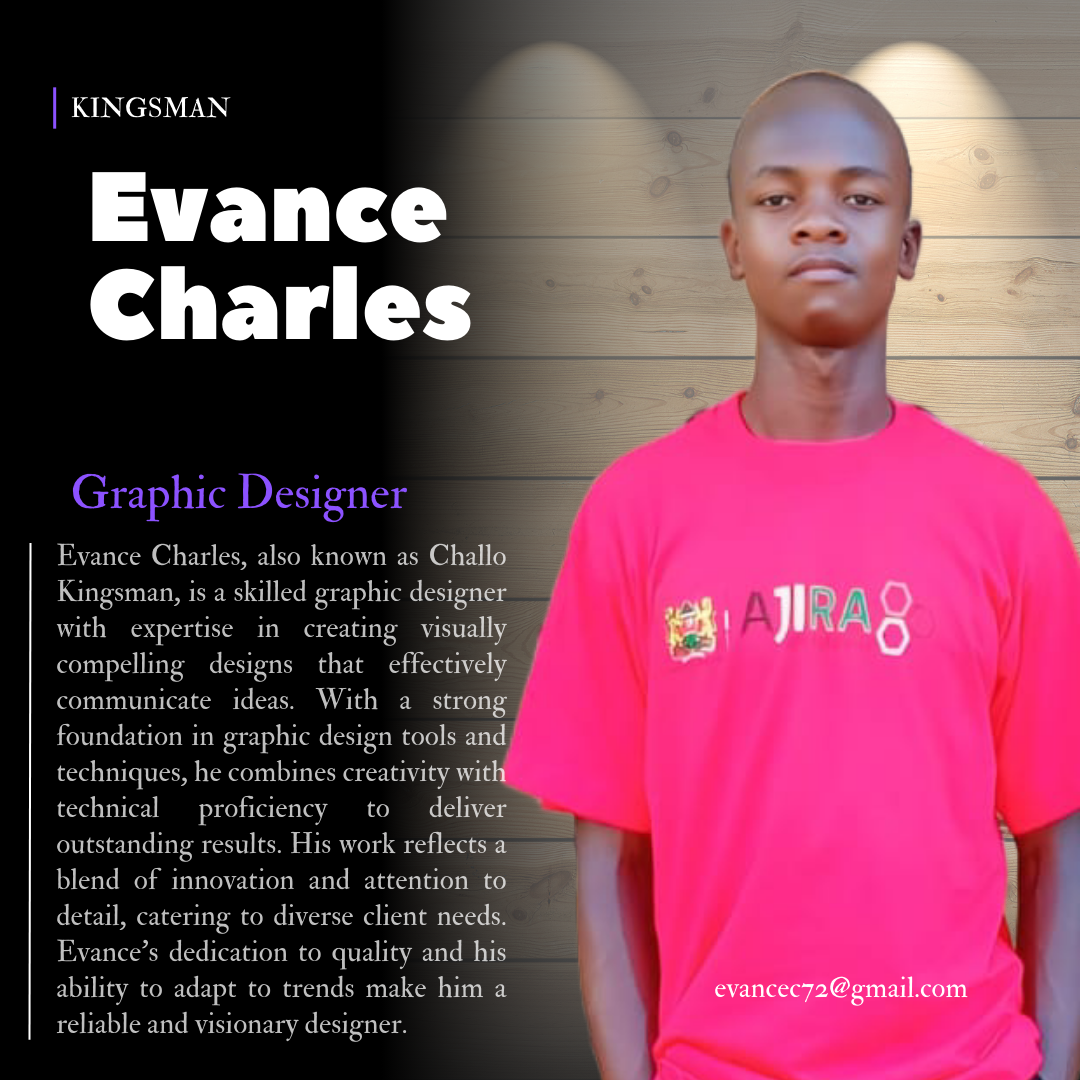 Evance Charles Graphic Designer Portfolio